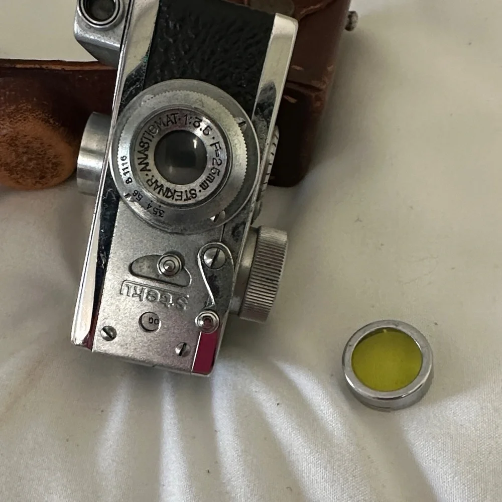 Vintage Subminiature spy Camera in Chrome and Black 📷📸